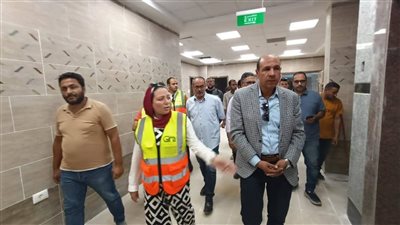 رئيس جهاز تنمية مدينة العبور يتفقد أعمال مستشفى العبور الجديد بتكلفة 525 مليون جنيه