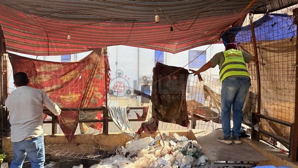 إزالة خيام الإشغالات