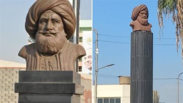 التمثال قبل وبعد