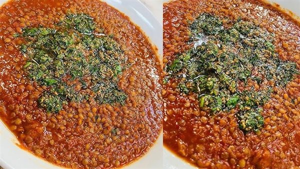 طريقة عمل العدس بجبة