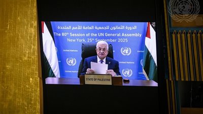 الرئيس الفلسطيني: لن يتحقق السلام ما لم تتحقق العدالة وتتحرر فلسطين