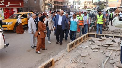 محافظ القليوبية يتفقد أعمال تطوير ورصف شارع مصرف الحصة بطوخ.. ويوجه بسرعة الإنجاز