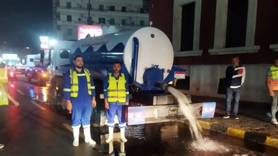 استعدادًا لمواجهة فصل الشتاء.. حي وسط بالإسكندرية ينفذ نموذجًا لمحاكاة الأمطار