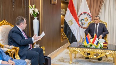 وزير الدولة للإنتاج الحربي يستقبل السفير الأرميني لبحث أوجه التعاون المشترك| صور