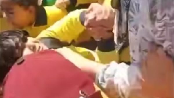 جانب من الفيديو المتداول