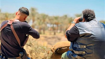 لقاء الجبابرة.. أول صورة لـ محمد إمام وشيكو من كواليس فيلم صقر وكناريا