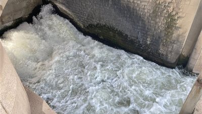 ارتفاع منسوب المياه في شلالات القناطر الخيرية.. وتحذيرات من تدفق متزايد لنهر النيل