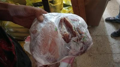 ضبط طن ونصف لحوم فاسدة خلال حملة مكبرة بالعبور الجديدة