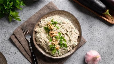 بقوام كريمي.. أسرار طريقة عمل بابا غنوج بالطحينة والزبادي