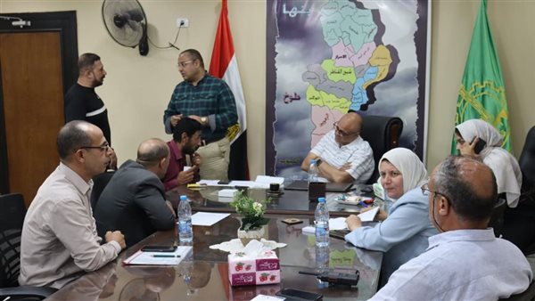 محافظ القليوبية خلال