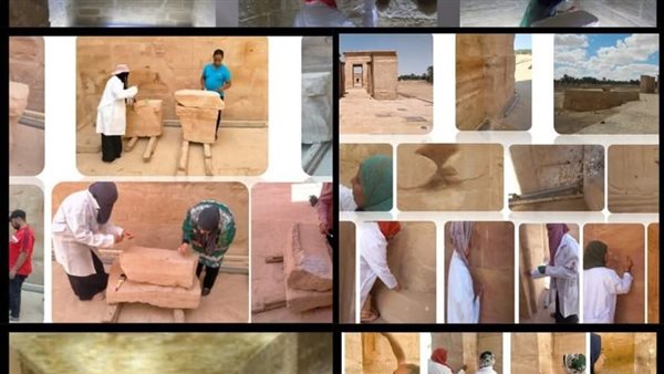 جانب من الترميم 