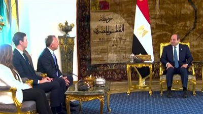 السيسي لكوشنر وويتكوف: أوجّه الشكر لترامب 100 مرة.. ومصر ترحب به ليرى تقدير شعبها لوقف الحرب