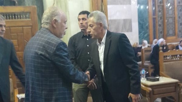 أشرف زكي في عزاء