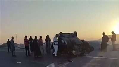 ارتفاع أعداد الضحايا.. مصرع شخص وإصابة 4 من أسرة واحدة في انقلاب سيارة شمالي الأقصر