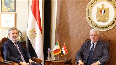 وزير التعليم العالي يشيد بالتعاون مع إيطاليا.. ويعرب عن تقديره للسفير الإيطالي بمناسبة انتهاء مهامه بالقاهرة