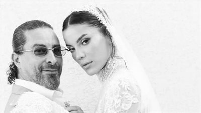 عقد قران المخرج هادي الباجوري والفنانة هايدي خالد 