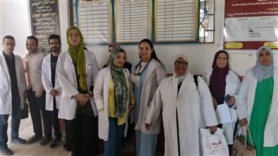 جامعة بنها تنظم قافلة طبية بمدرسة المكفوفين في بنها 