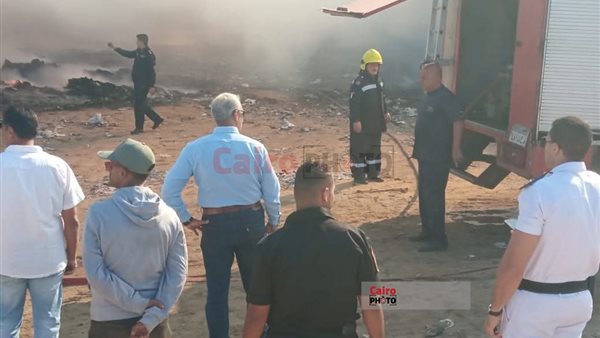 حريق منطقة الشادوف