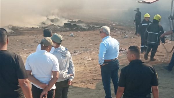 حريق منطقة الشادوف