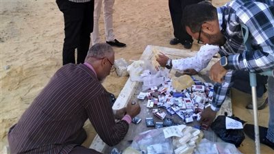إعدام 400 علبة سجائر مهربة جمركيًا بالوادي الجديد
