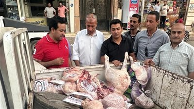ضبط لحوم مذبوحة خارج المجازر ودواجن فاسدة بالمنوفية