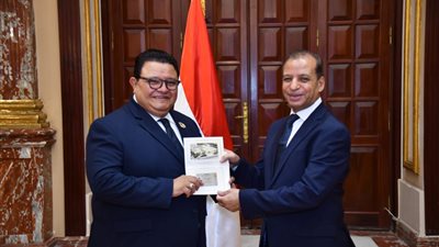 خالد جلال يتسلم كارنيه عضوية مجلس الشيوخ