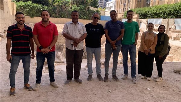 أعضاء البعثة الأثرية