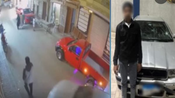 المتهم بعد ضبطه