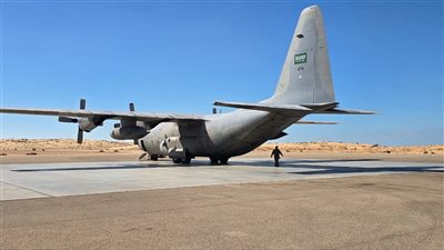 وصول طائرة المساعدات السعودية الـ69 لمطار العريش لإغاثة الشعب الفلسطيني بغزة