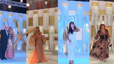 منهم يسرا وحسين فهمي.. لقطات لنجوم الفن على ريد كاربت فيلم إسكندرية كمان وكمان بمهرجان الجونة 