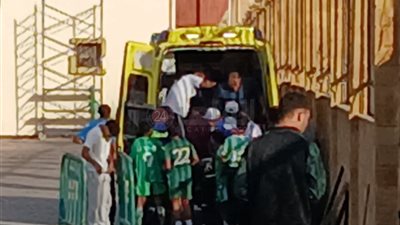 نقل مدرب حراس مرمى الاتحاد السكندري 2007 إلى المستشفى عقب تعرضه لأزمة صحية مفاجئة