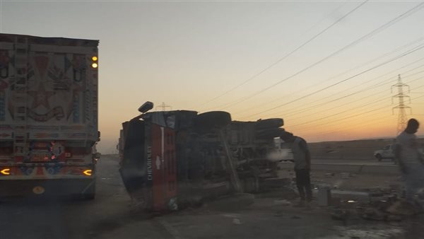 انقلاب سيارة نقل