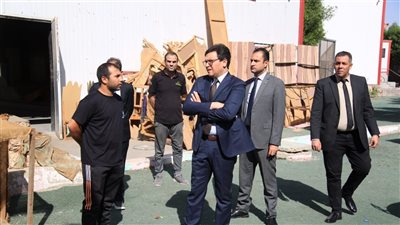 وزير الثقافة يتفقد قصر ثقافة روض الفرج.. ويتابع فعاليات ملتقى شباب المخرجين