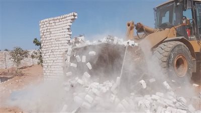 جهاز مدينة العبور الجديدة يشن حملة موسعة لإزالة مخالفات البناء والتعديات