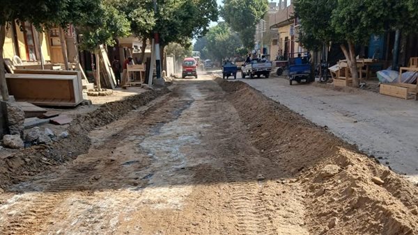 تمهيد الشوارع بأسيوط