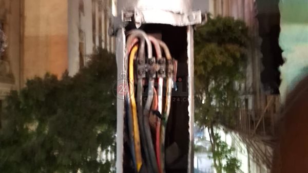 حريق أعلى كوبري أكتوبر