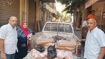 ضبط طن ونصف لحوم ودواجن وأسماك غير صالحة للاستهلاك الآدمي في المنوفية 