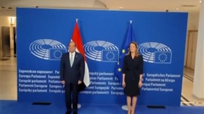 السيسي يلتقي رئيسة البرلمان الأوروبي