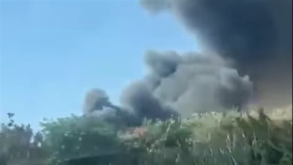 حريق في مخازن بمنطقة