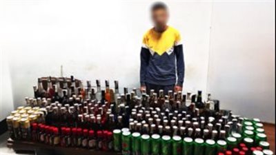 القبض على شاب بتهمة بيع مشروبات كحولية فاسدة بالدقهلية