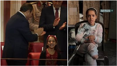 من تحت الأنقاض إلى مقعد بجانب الرئيس السيسي في احتفالية وطن السلام.. القصة الكاملة للصغيرة الفلسطينية ريتاج جحا
