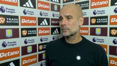 جوارديولا: أستون فيلا كان أفضل منا اليوم.. وأنا راضٍ عن أداء الفريق