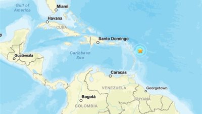 زلزالان يضربان عدة جزر بالبحر الكاريبي