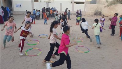 القوافل الرياضية تنشر البهجة على وجوه الأطفال بأحياء وشوارع الوادي الجديد 