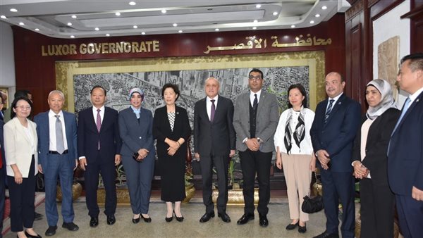 محافظ الأقصر يستقبل