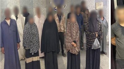 القبض على 19 شخصا بتهمة استغلال 11 صغيرا في استجداء المارة وأعمال التسول 
