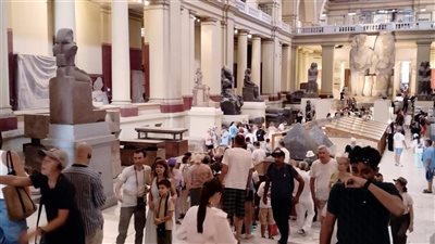 انتعاشة سياحية في متحف التحرير تواكب استعدادات افتتاح المتحف المصري الكبير