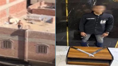 القبض على شخص لوح بالأسلحة البيضاء وتعدى على آخر بكفر الشيخ 