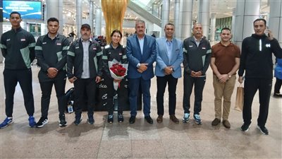 اتحاد الدراجات يستقبل بعثة المنتخب بالورود بعد المشاركة في بطولة العالم بتشيلي