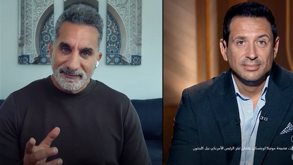 باسم يوسف خلال لقاءه